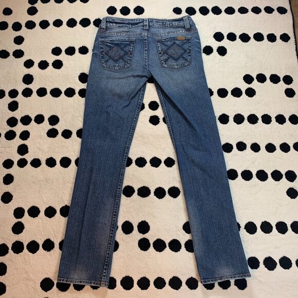 Vintage Y2K Silver Jeans Zofia Low Rise Straight Leg Distressed Jeans - Picture 4 of 14